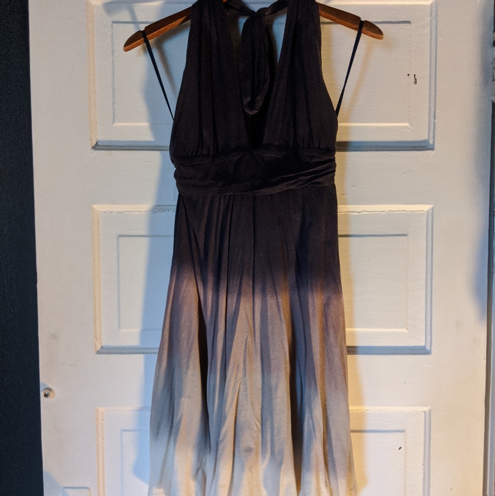 French Connection Ombre Halter Dress